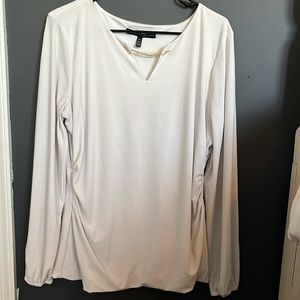 Long Sleeve Stretchy Blouse